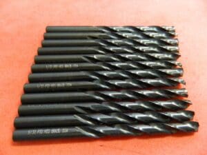 Precision Jobber Length Drills 9/32" HSS Black Oxide Qty. 12 #010218 R10B