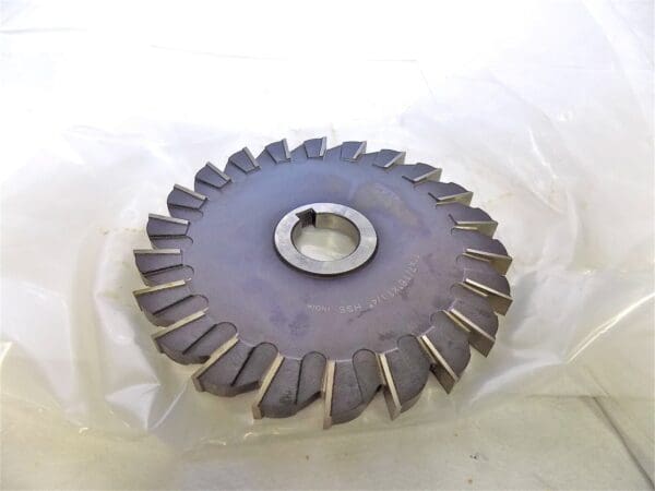 Interstate Side Milling Cutter 7"x 7/16" x 1-1/4" HSS 22 Straight Teeth 03017282