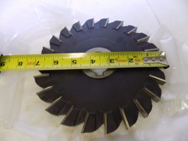 Interstate Side Milling Cutter 7"x 7/16" x 1-1/4" HSS 22 Straight Teeth 03017282