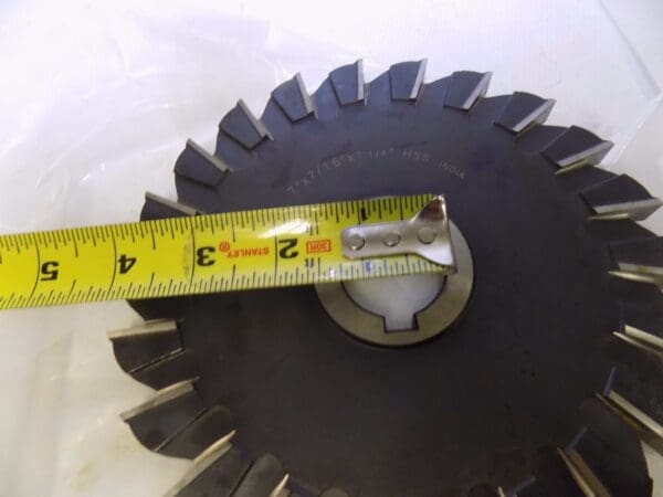 Interstate Side Milling Cutter 7"x 7/16" x 1-1/4" HSS 22 Straight Teeth 03017282