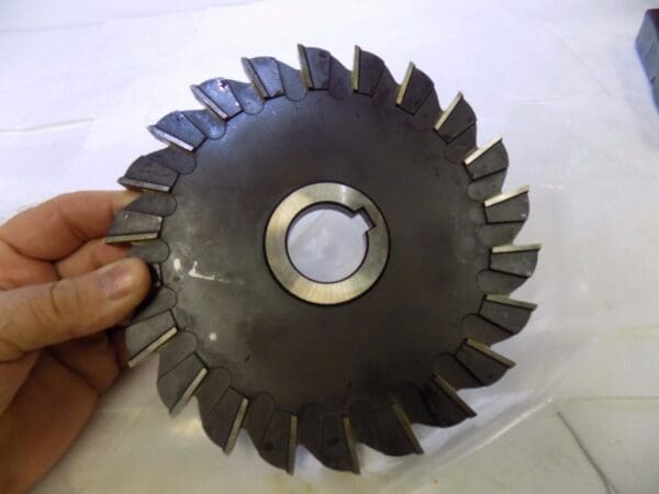 Interstate Side Milling Cutter 7"x 7/16" x 1-1/4" HSS 22 Straight Teeth 03017282