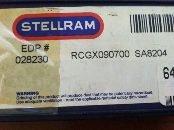 Stellram #028230 RCGX090700 RCGX103 SA8204 Index Ceramic Turning Inserts Qty. 9