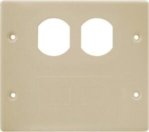 Hubbell 5.43" Long x 4-3/4" High Rectangular Raceway Plate 5 Pack HBL4747BFIV