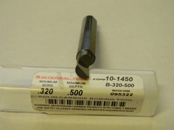 Internal Tool 0.375mm x 2.5mm LH Boring Tool #10-1450-LH