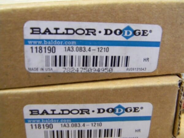 Baldor 1a3.0b3.4-1210 118190 Baldor Bushing Bore V-belt Pulley Qty. 1 USA