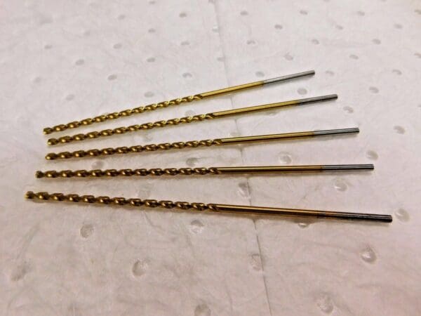 Precision Taper Length Drill QC-91G #33 0.1130" 135º HSS TiN Lot of 5 050933