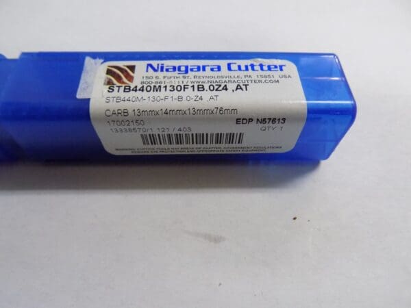 Niagara Cutter AlTiN Finish 4FL Carbide Ball Nose End Mill