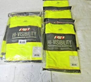 PIP Hi-Viz T-Shirt Non-ANSI Short Sleeve Size Small Qty. 8 #310-CNTSNLY-S