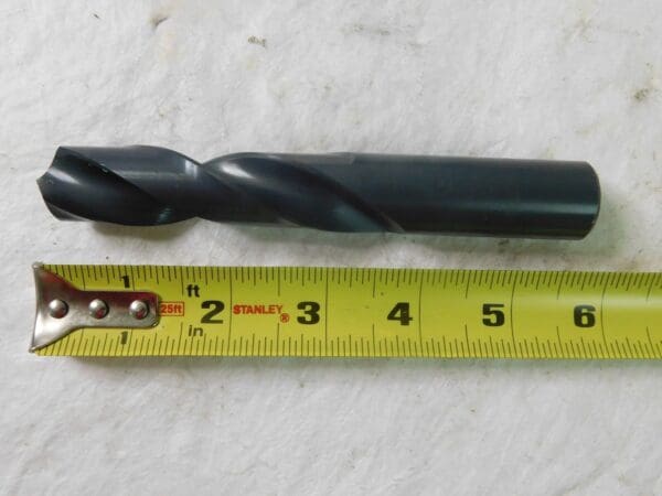 Precision Screw Machine Bit Drill 27/32" x 3-1/2" HSS Spiral #040554