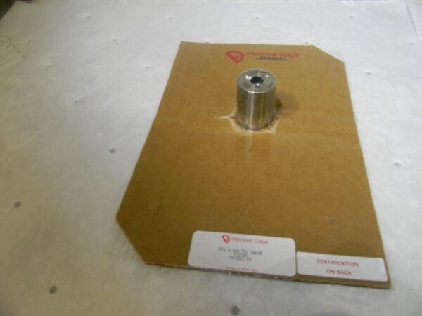 Vermont Gage Class X Plus Steel Pin Gage Go 1.0750” Plus Tolerance 191203110