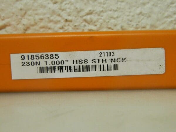 Hertel Straight Neck End Mill HSS 1" Cutting Diam 91856385