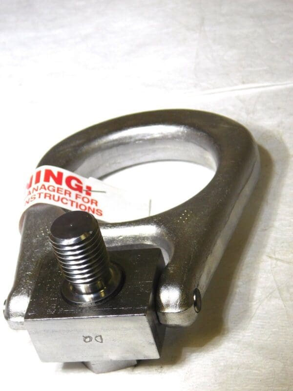 Jergens SS Forged Center Pull Hoist Ring 5000Lb Capacity M20x2.5 Thread 23968-SS