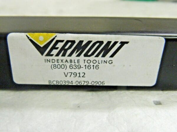 Vermont Indexable Tooling Back Counterbore .625-.679"D BCB0394-0679-0906 V7912