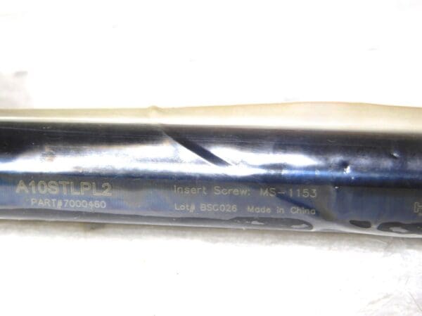 Hertel Indexible Boring Bar 0.97” Min Bore 5/8” Shank Dia 10” OAL 7000460