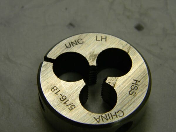 Interstate Round Die 1-1/2" Outside Diam High Speed Steel Adjustable 03694098