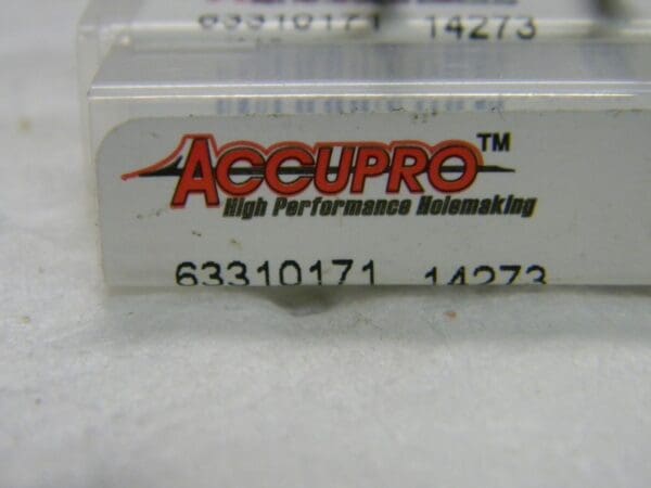 Accupro Solid Carbide Jobber Drill 39 140° Point 63310171