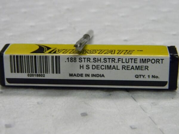 Interstate High Speed Steel Chucking Reamer 6 FL QTY 3 02018802