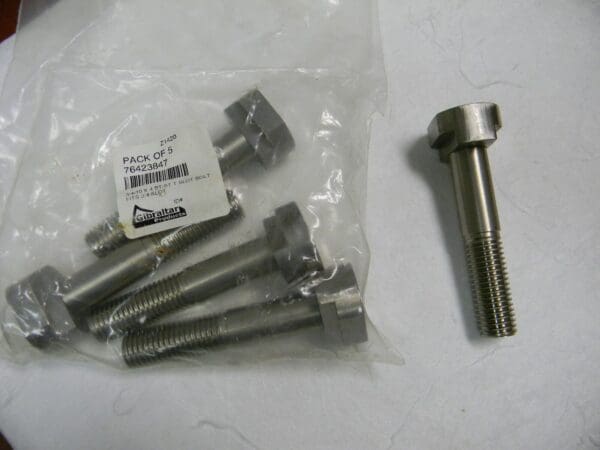 Gibraltar T Slot Bolt 3/4-10 2" TH 3/4" SW SS T Slot Bolt QTY 5 76423847