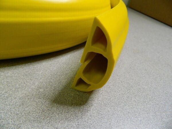 Hubbell On Floor Cable Cover 1 Channel 25 Ft Long Yellow PVC FT4Y25