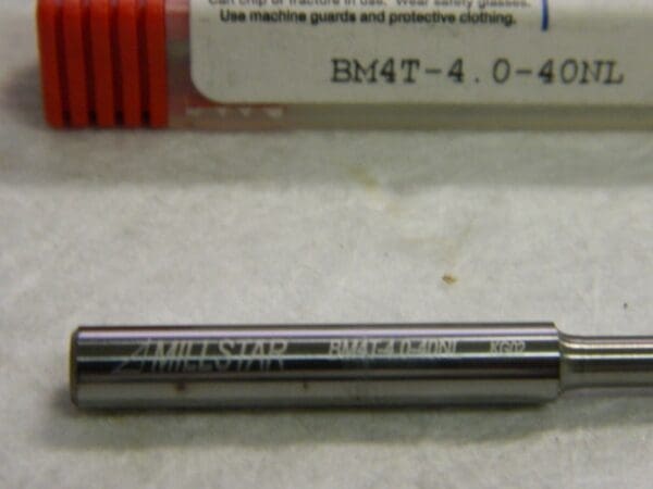 MillStar EndMill 4X6X8X75MM 40MM Neck 4FL BM4T4HSN40NL