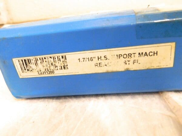 Interstate HSS Chucking Reamer 1-7/16” Diameter 3.5” Fl Lgth 12.5” OAL 02311280