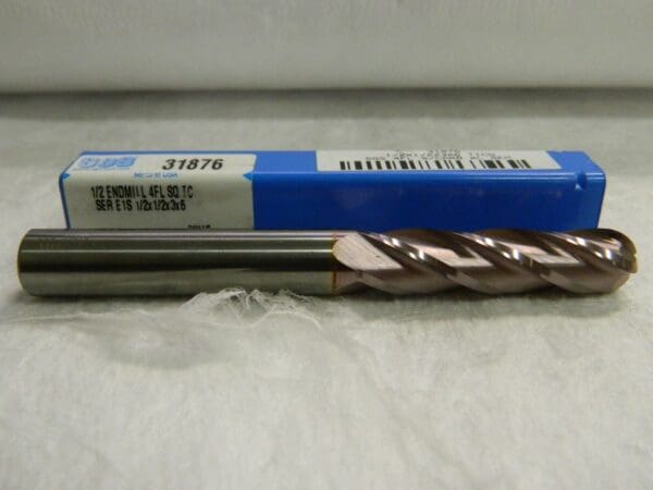 SGS Carbide Square End Mill 1/2" Diam 3" LOC 31876