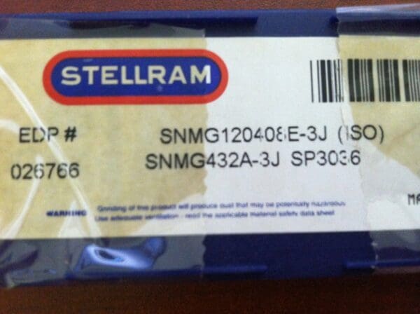 Stellram Index Carbide Turning Inserts Qty. 9 026766