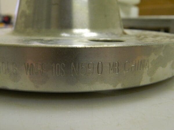 Merit Brass Weld Neck Pipe Flange 2-1/2" Pipe 7" OD Stainless Steel AC45140L-40