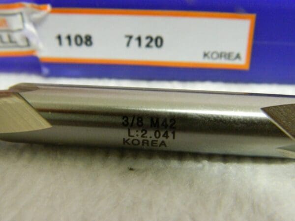 Cobalt Square End Mill Double End center cutting QTY 3 01874247