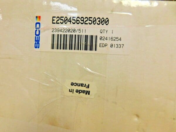 Seco CAT50 Face Mill Holder EPB 123.698 mm Body Diam E2504569250300 02416254