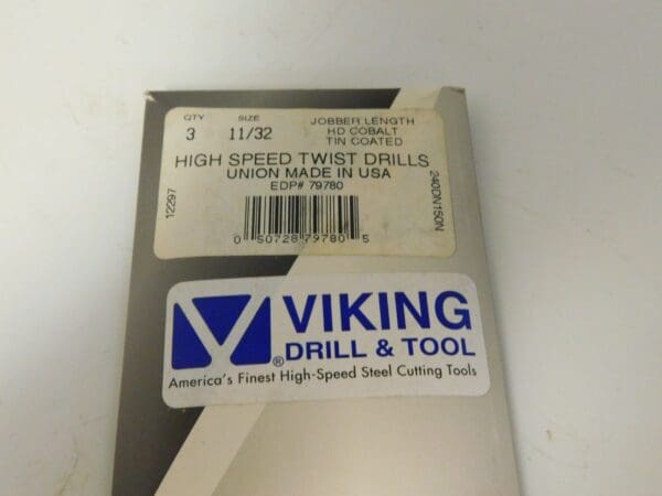 Viking Jobber Drill 11/32 135D QTY 3 57312019