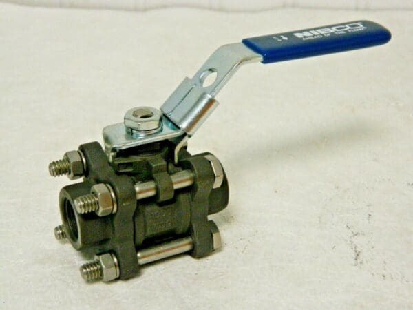 Nibco Carbon Steel Standard Ball Valve 3/8" Pipe Full Port T595CSR66LL-3/8