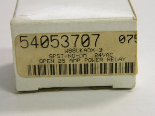 Struthers-Dunn Electromechanical Relay SPST-NO-DM 24VAC 30A W88UKADX-3