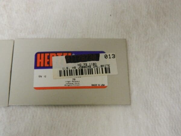 Hertel High Speed Steel Jobber Length Drill Bit #73 118° QTY 24 01178730