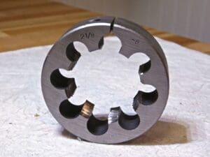 Professional HSS Adjustable Round Split Die 2-1/8” Thread 3-1/2” OD 03948601