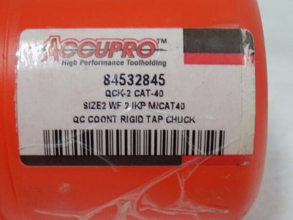 Accupro Cap40 Tapping Chuck & Holder #0 to 7/8" Tap Cpcty 3.5430" Proj 84532845