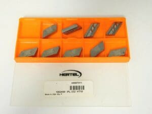 Hertel Carbide Profiling Inserts IPL332 Grade HT10 Qty 9 44687911