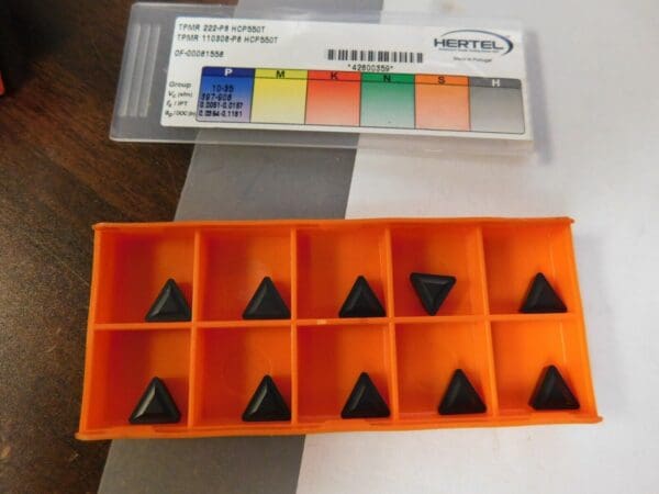 Hertel TPMR222 P8 Grade HCP550T Carbide Turning Insert QTY 10 42800359