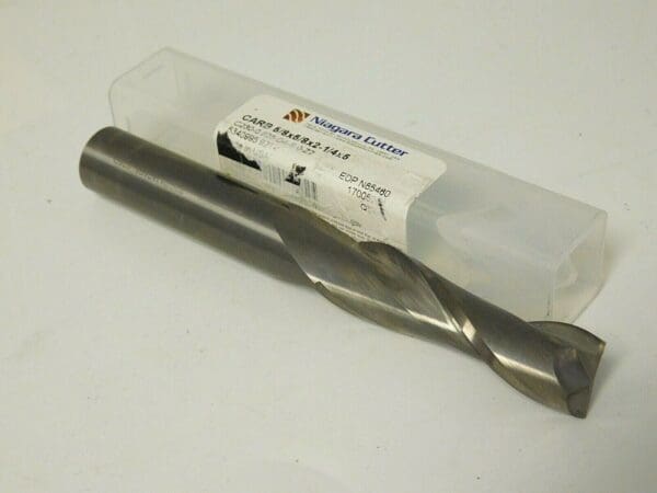 Niagara Cutter Carbide Square End Mill 5/8" x 5/8" x 2-1/4" x 5" 2FL N85460