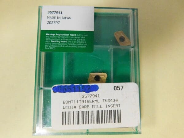 Widia carbide Mill Inserts BDMT11T316ERML GradeTN6430 QTY 5 3577941