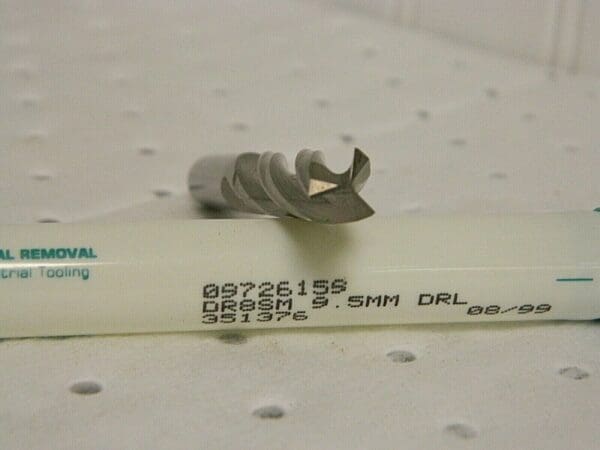 Metal Removal Carbide Drill 9.5mm 150° HP 3FL Bright Finish M10201