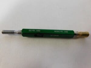 GF Gage Class 2B Plug Thread Go/No Go Gage 8-36 Thread W0164362BS