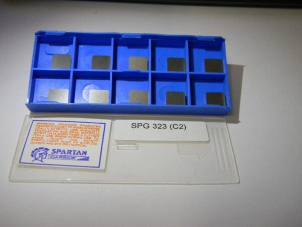 Spartan Felt Carbide Inserts Qty. 10 SPG 323 C2