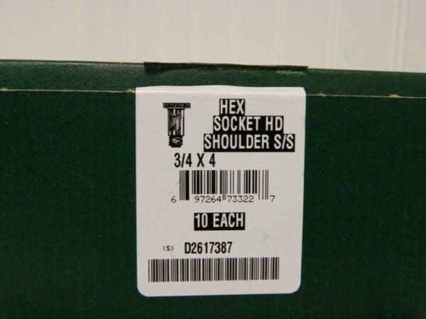 PRO Hex Socket Shoulder Screw 3/4" x 4" 5/8-11 UNC QTY 10 73322