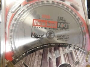 M.K. MORSE 6-3/4" Diam 40 Tooth Wet & Dry Cut Saw Blade CSM67540NSC