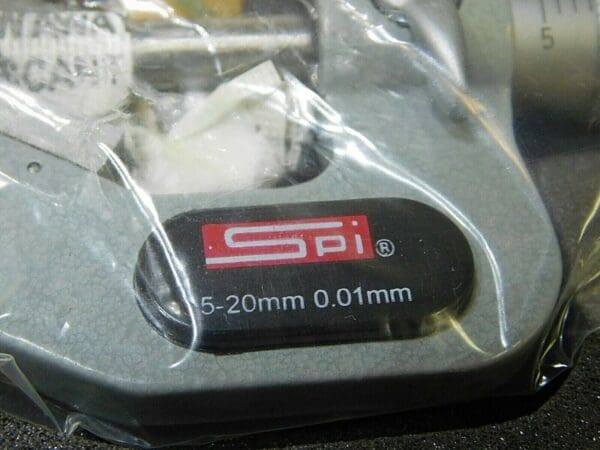 SPI V-Anvil Mechanical Micrometer 5-20mm Range 0.01mm Graduations 14-272-9