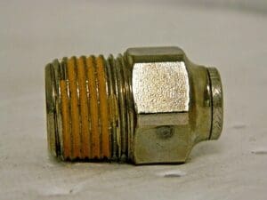 Norgren Male Conn Straight Adapter 3/8" Outside Diam 1/2 BSPT Qty 10 12-125-0648