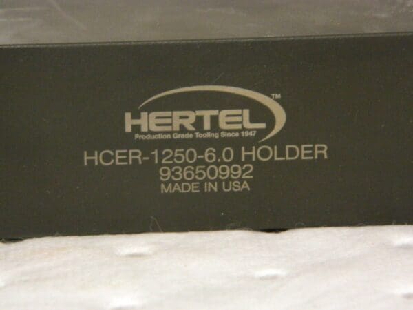 Hertel HCE RH Cut Indexable Cutoff Toolholder 0.8 Max Cut 6" OAL 93650992