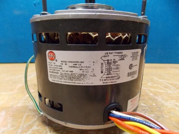 US Motors Single Phase Permanent Split Capacitor (PSC) Motor 1/4 hp 1863