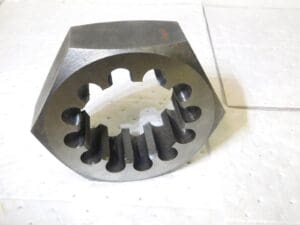 Interstate Hex Rethreading Die 7” Dia 4-1/4-12 UN RH 2-3/8” Thickness 365-4125